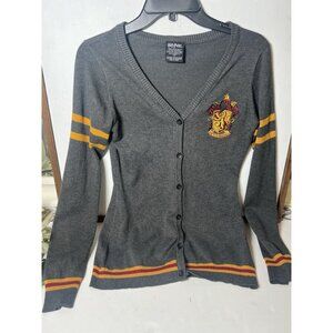 Harry Potter Womens S Gryffindor House Button Front Cardigan Knit Sweater.   Mm